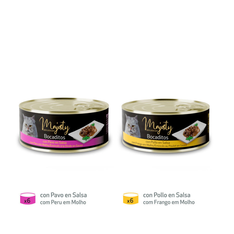 Majesty Adult Slide Mix lata para gatos Imagem n&uacute;mero 2